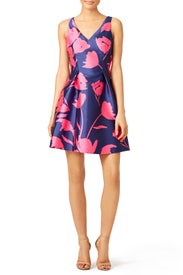 Navy Calla Dress by SACHIN BABI