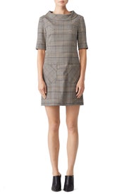 Plaid Maleko Dress by Trina Turk