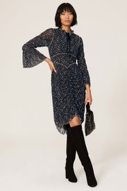 Posies Mesh Dress by Anna Sui