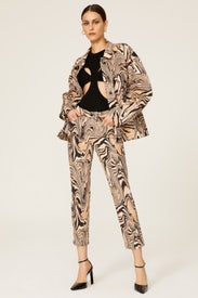 Natural Swirl Boyfriend Jacket by GOOD AMERICAN