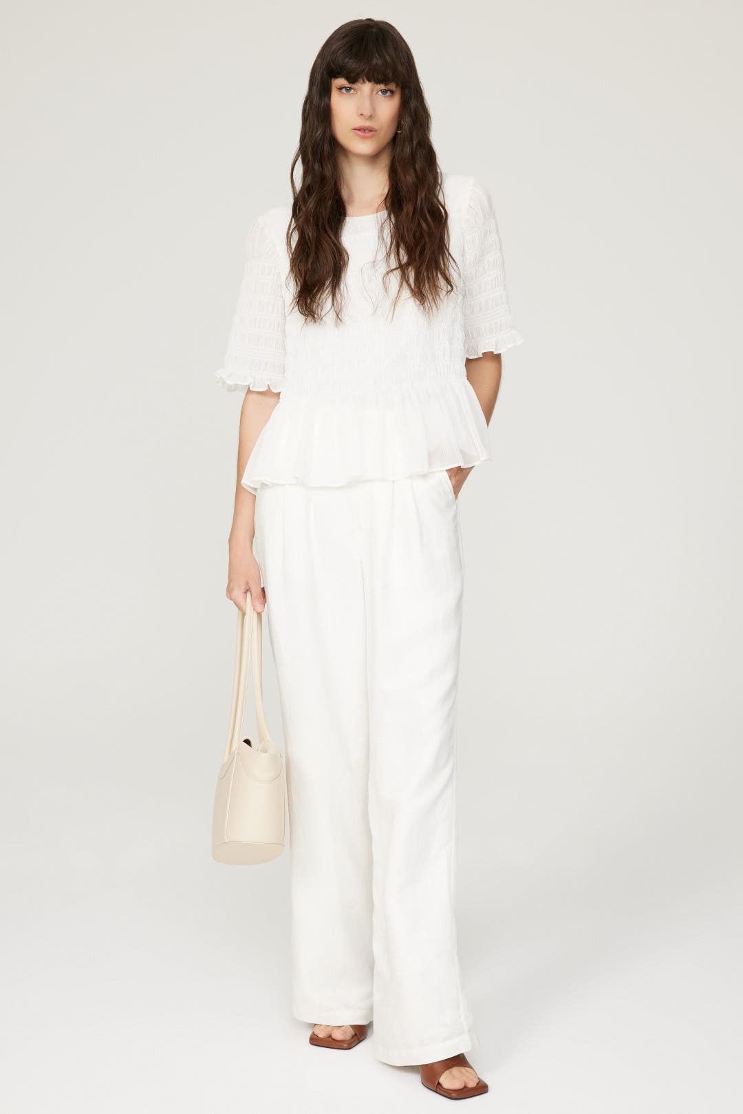 Smocked Ruffle Top by Jason Wu x RTR | Rent the Runway