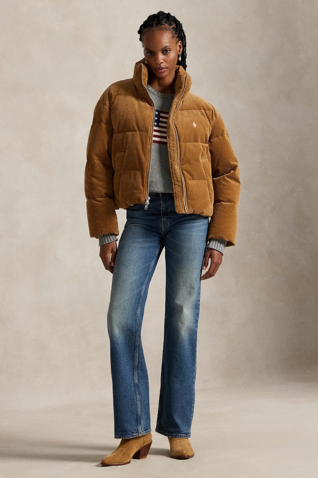 Corduroy Puffer Coat by Polo Ralph Lauren 0