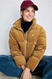 Corduroy Puffer Coat by Polo Ralph Lauren