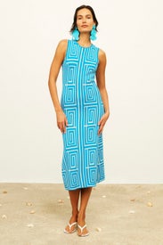 Axon Sleeveless Knit Midi Dress by SIMONMILLER