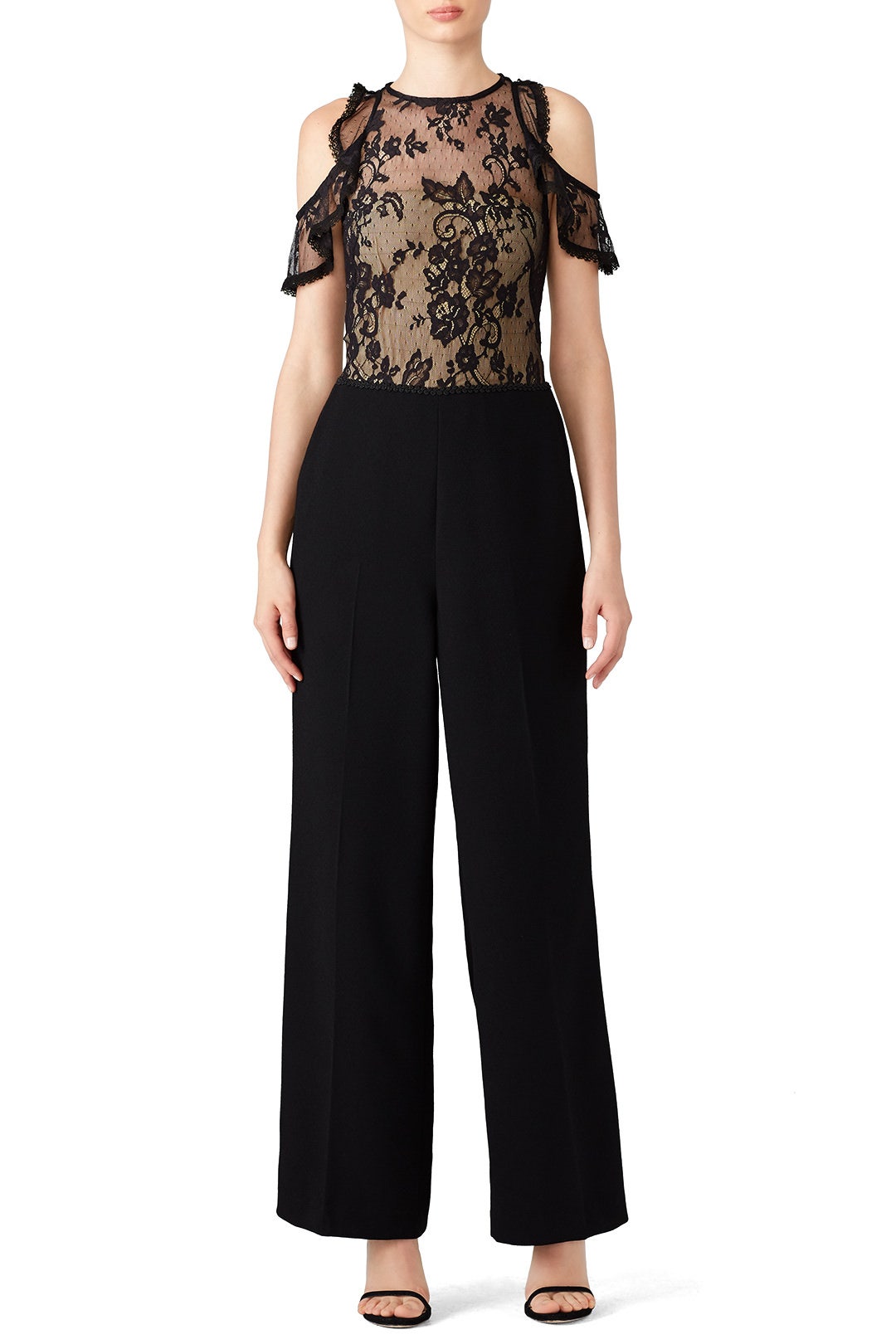 Black Lace Jumpsuit by Slate & Willow 0