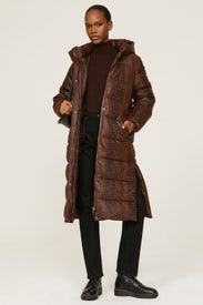 Croc Illusion Coat by Unreal Fur