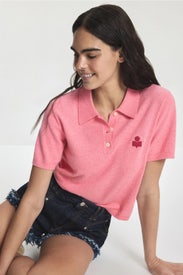 Althea Marant Short Sleeve Polo by Isabel Marant Etoile