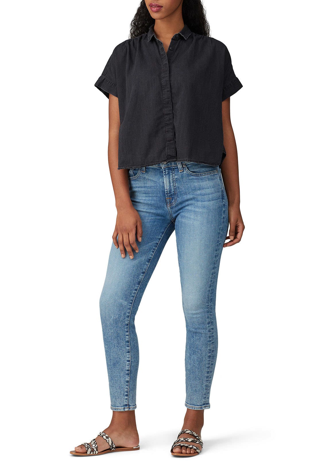 Lunar Wash Black Hill Top by Madewell 0