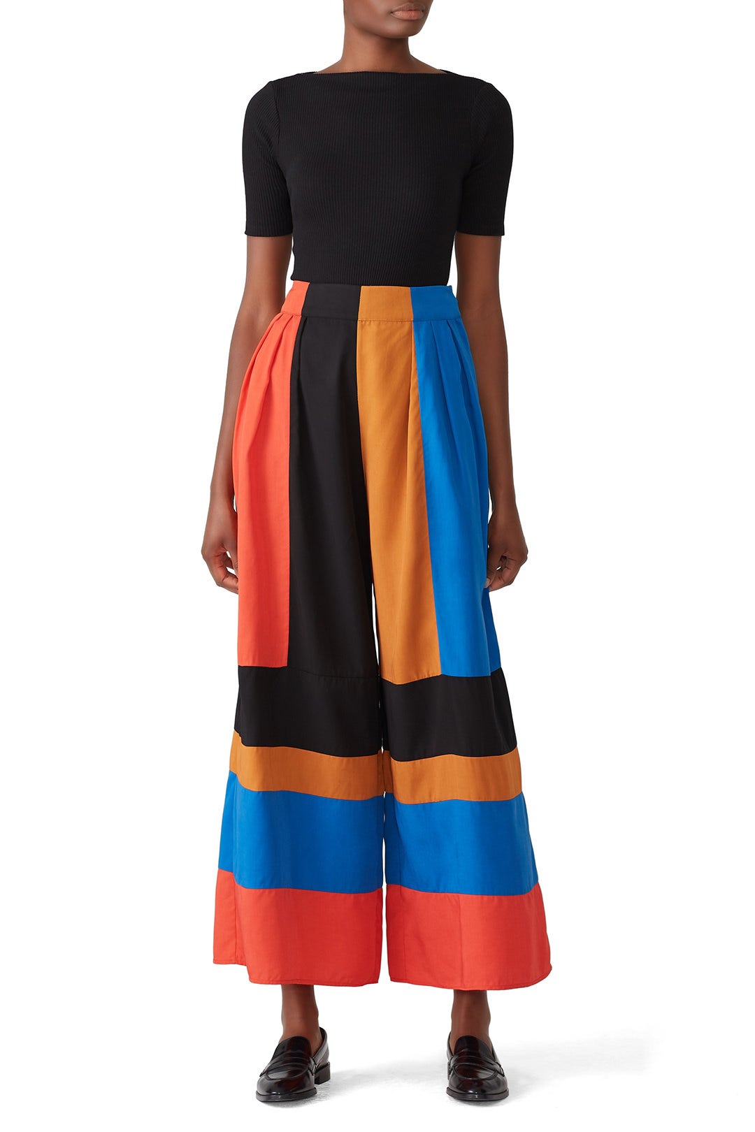 Colorblock Colette Pants by Mara Hoffman 0