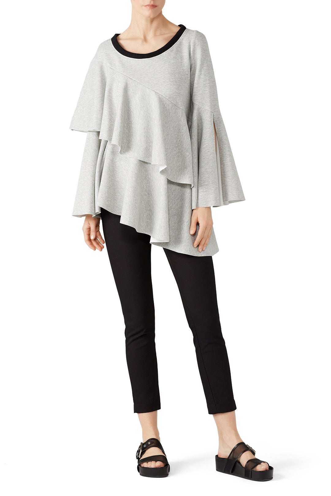 Yuka Layered Sweatshirt by Osman 0