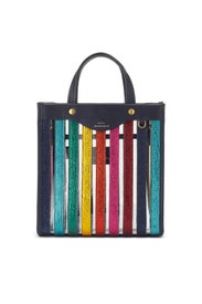 Clear Multi Stripes Tote by Anya Hindmarch