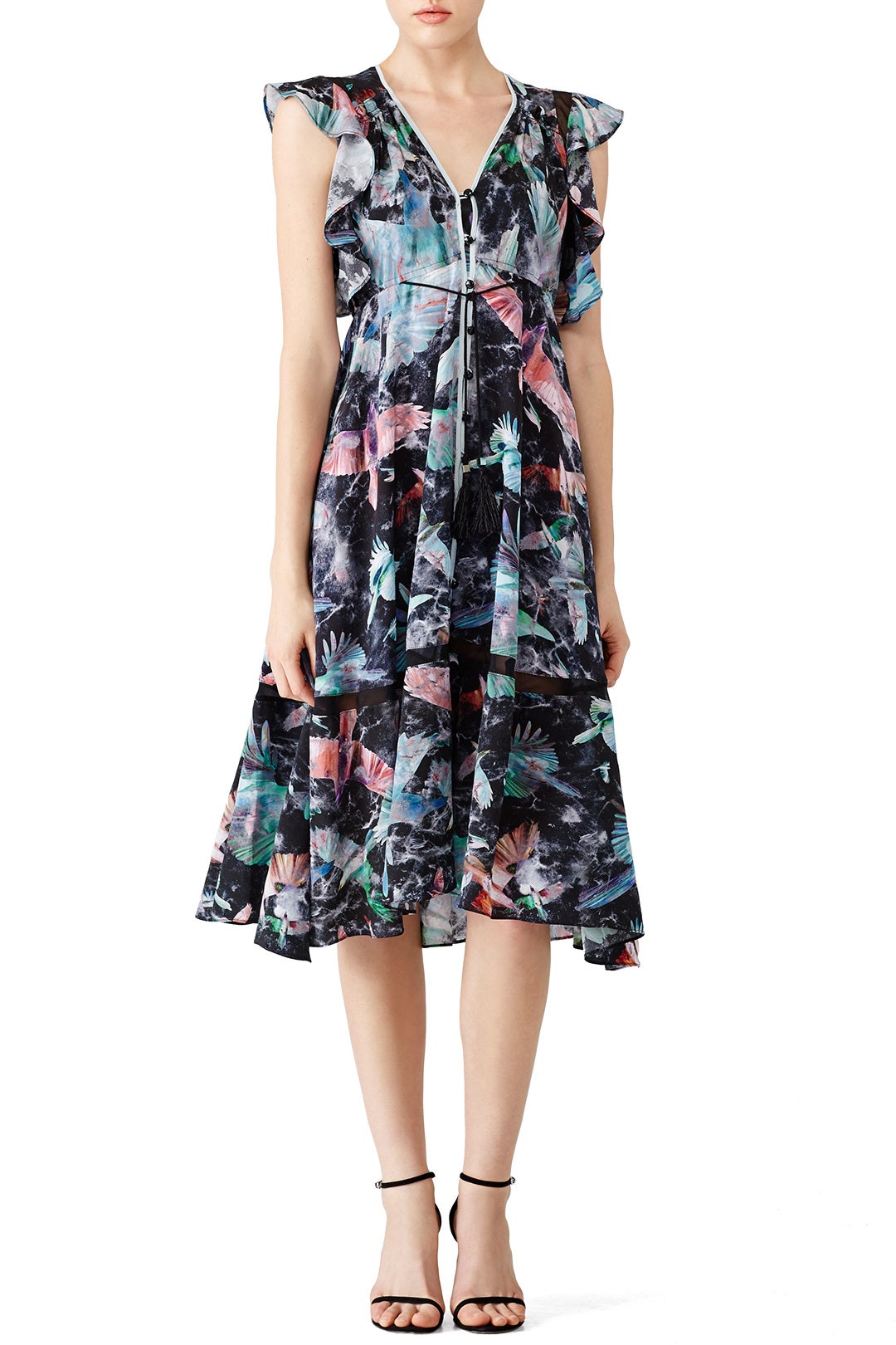 Printed Harrison Dress by Hunter Bell 0