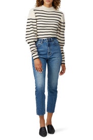 Joanne Puff Sleeve Sweater by Khaite