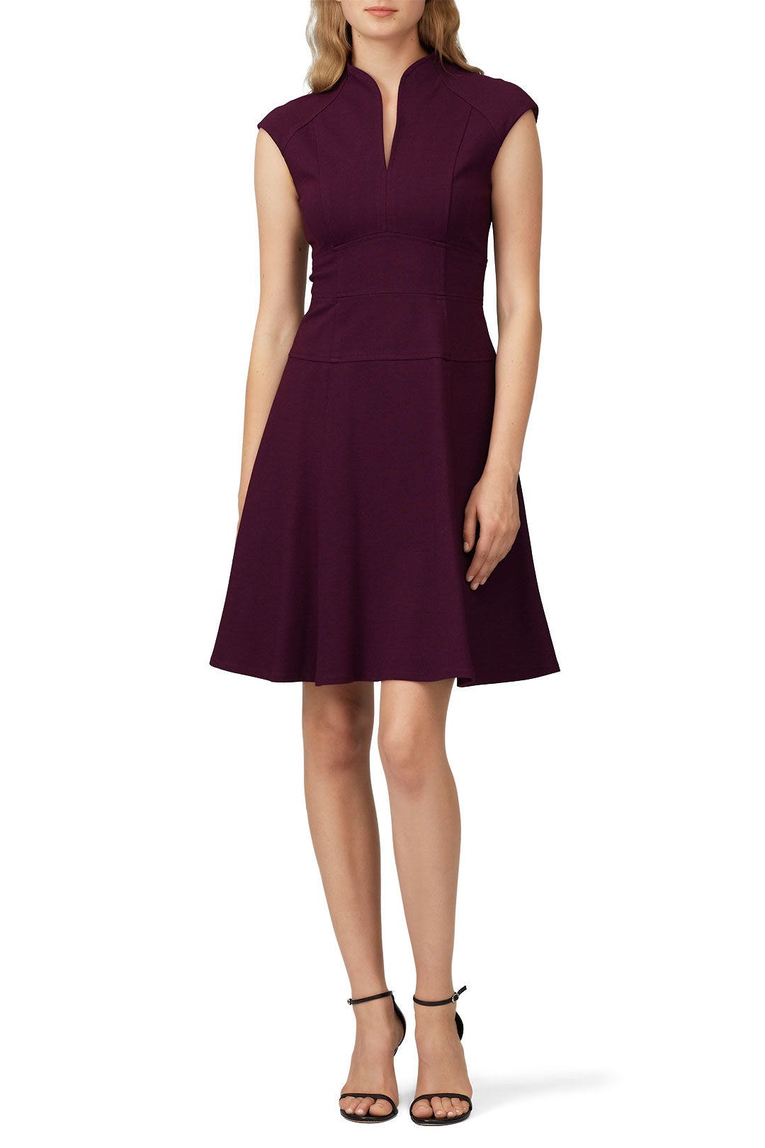 Plum Flare Dress by Nanette Lepore 0