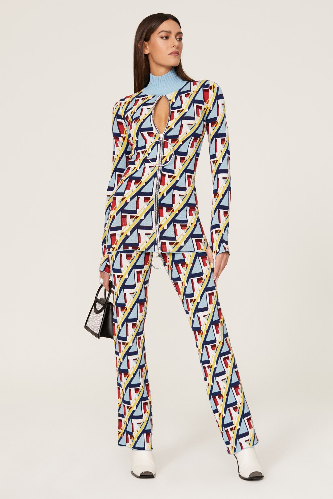 DONT  PUB Geo Zip Cardigan by Rabanne 0