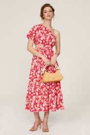 One Shoulder Midi Dress by Peter Som x RTR