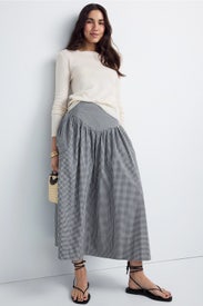 A-Line Poplin Skirt by Ronny Kobo x RTR
