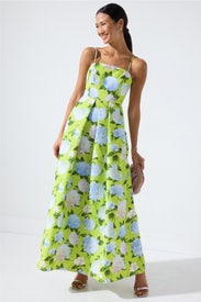 Beau Floral Printed Gown by SACHIN BABI