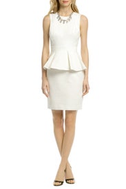 Alexa Peplum Dress by Shoshanna