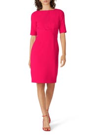 Guava Boat Neck Sheath by Toccin