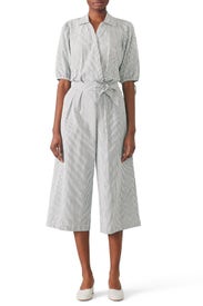 Shane Seersucker Jumpsuit by B Collection by Bobeau