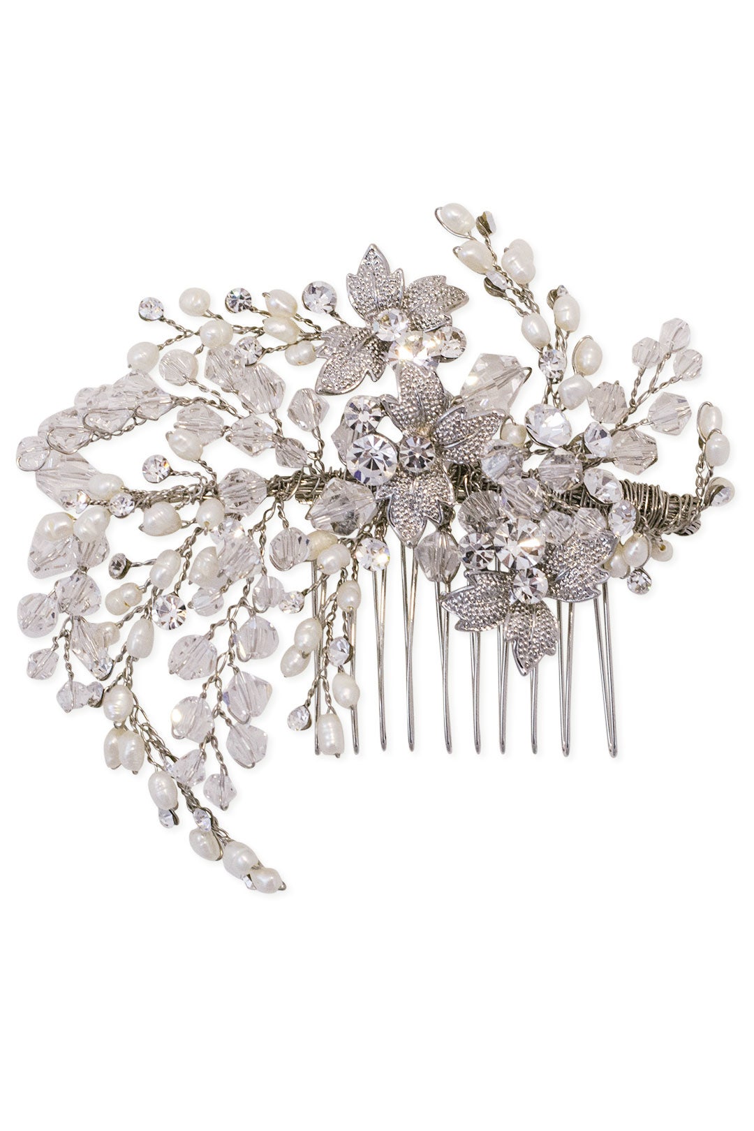 Luminous Laurel Comb by RTR Bridal Accessories 0