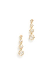Gold Spring Splendor Earrings by Jenny Packham