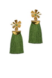 Daisy Crater Earrings by Lizzie Fortunato
