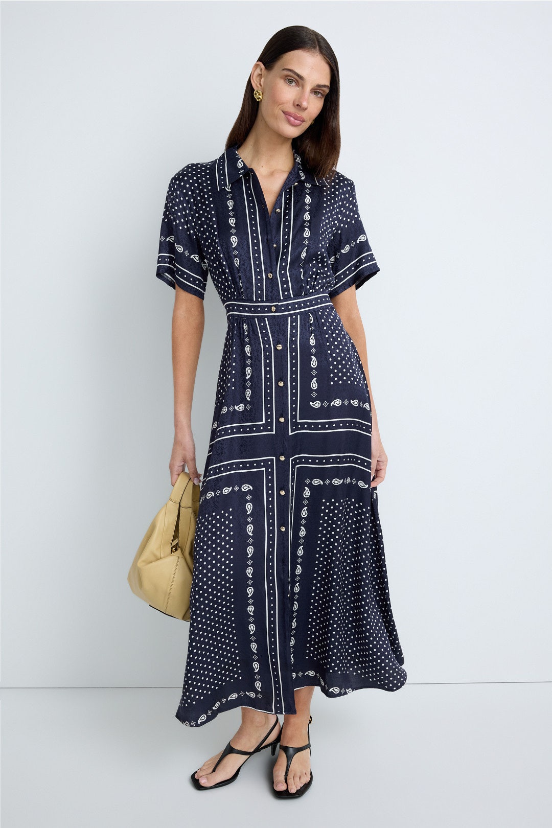 Printed Maxi Dress by Maje 0