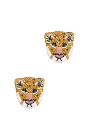 Leopard Studs by Mignonne Gavigan