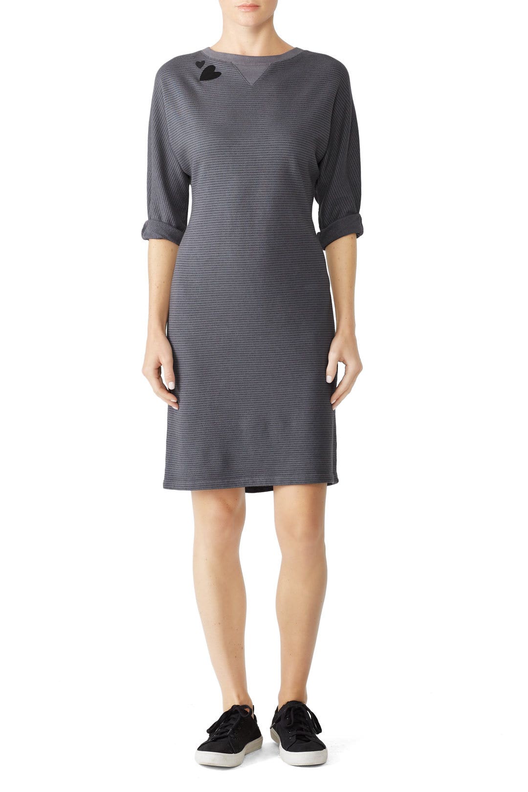 Embroidered Heart Dress by MONROW 0