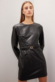 Belted Mini Dress by Ronny Kobo x RTR