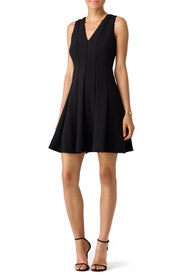 Black Diamond Texture Dress by Rebecca Taylor NYC