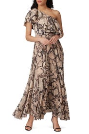 Snake Print Rosa Maxi by Solace London