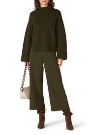Button Wide Leg Pants by Victor Alfaro x RTR
