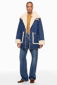 Wrange Denim Sherpa Coat by WRANGLER