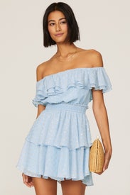 Daria Off the Shoulder Dress by YUMI KIM