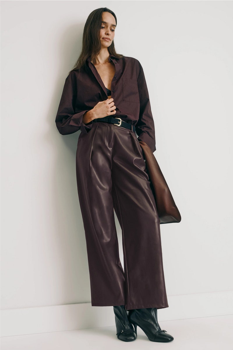 Finch Faux Leather Pants by ba&sh - Photo 0