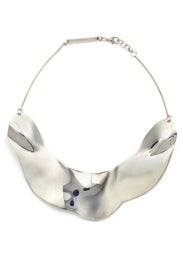 Molded Metal Necklace by Cornelia Webb