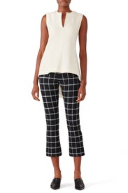 Porcelain Ivory Top by DEREK LAM