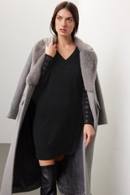 Slouchy Windowpane Dress by Esteban Cortazar x RTR