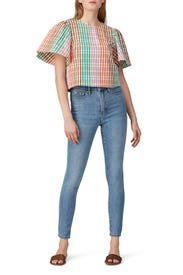 Multi Plaid Top by kate spade new york