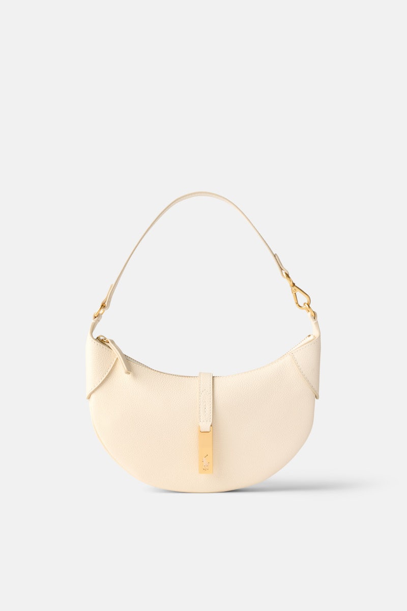 Ivory Polo ID Mini Shoulder Bag by Polo Ralph Lauren Accessories - Photo 0