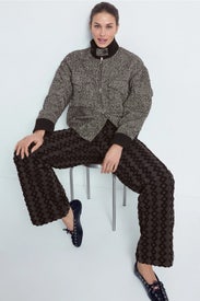 Wool Bomber Jacket by PLAN C x RTR