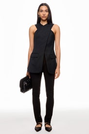 Tailored Cross Front Top by Rosetta Getty