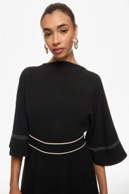 Short Sleeve Back Tie Midi Dress by Roksanda x RTR