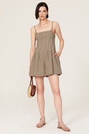 Check Romper by Rebecca Taylor NYC