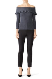 Grey Tasya Top by SACHIN BABI