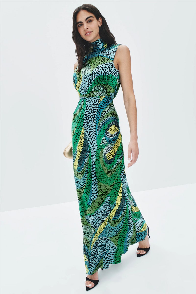 Fleur Dot Print Dress by SALONI