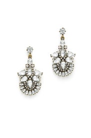 Gilded Dazzle Statement Earrings by Slate & Willow Accessories